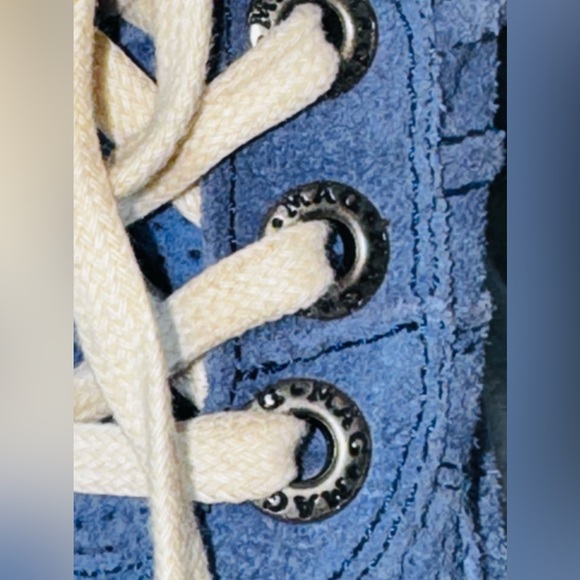 MAG BLUE SUEDE 3in heel shoes size 39 - Picture 4 of 15